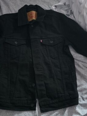 Levi's Black Denim Trucker Jacket